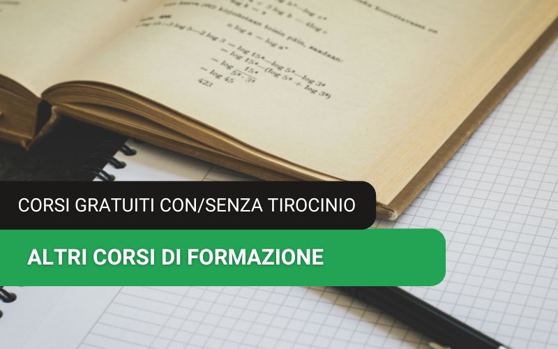 Corsi di formazione gratuiti in vari argomenti