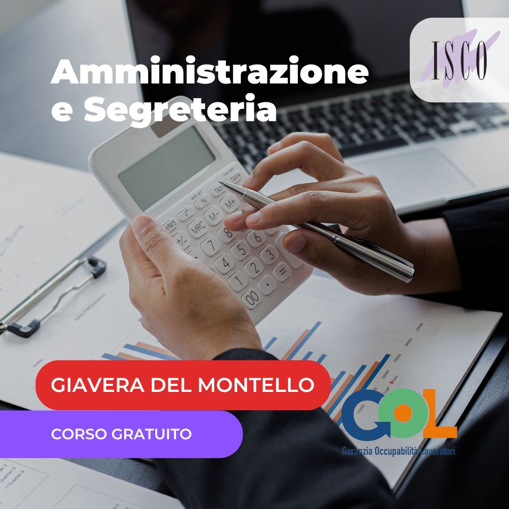 Corso in amministrazione e segreteria a Giavera del Montello